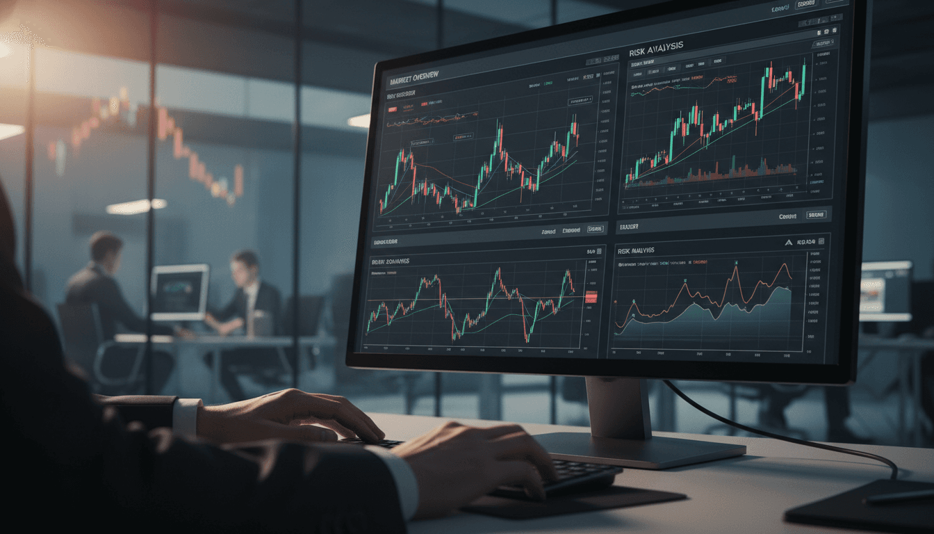 Currency exchange and foreign exchange risk dashboard