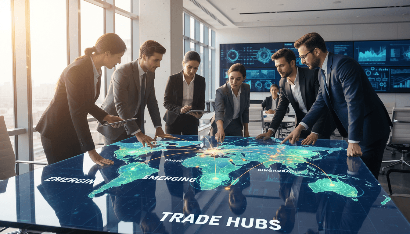 Asia-Pacific trade map and emerging market analysis